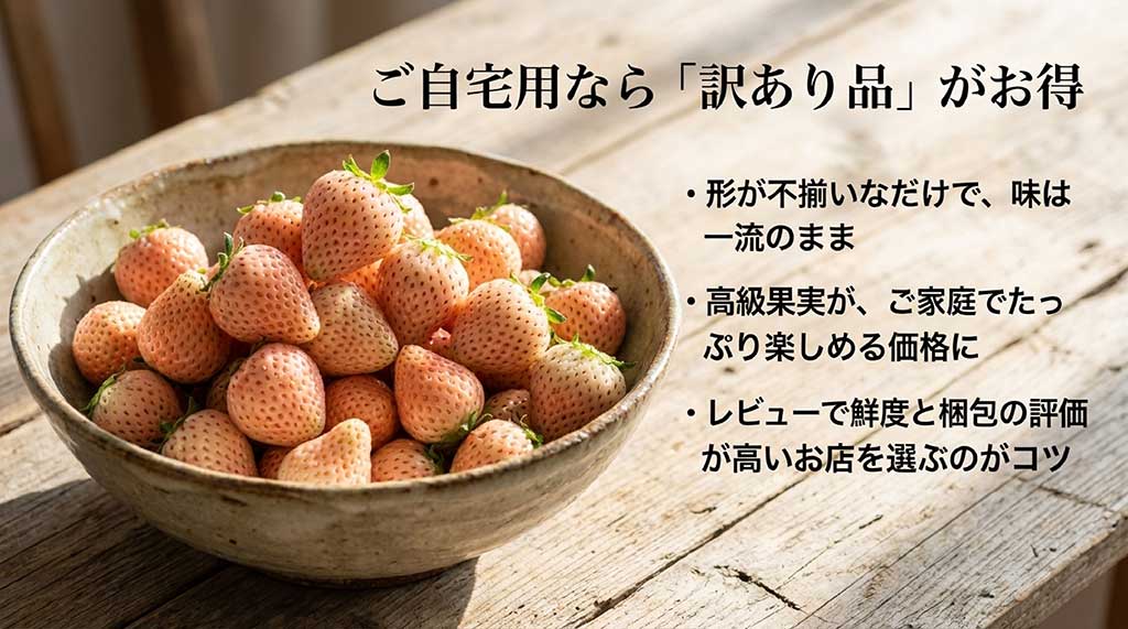 形が不揃いなだけの訳あり品なら、高品質な淡雪を家庭でたっぷり楽しめる