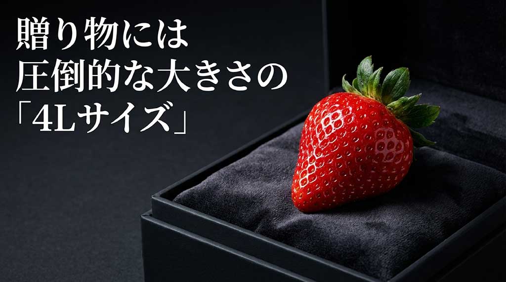圧倒的な大きさで贈り物に喜ばれる4Lサイズの特大紅ほっぺの紹介