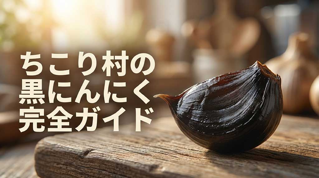 ちこり村の黒にんにく完全ガイドのタイトルスライド画像