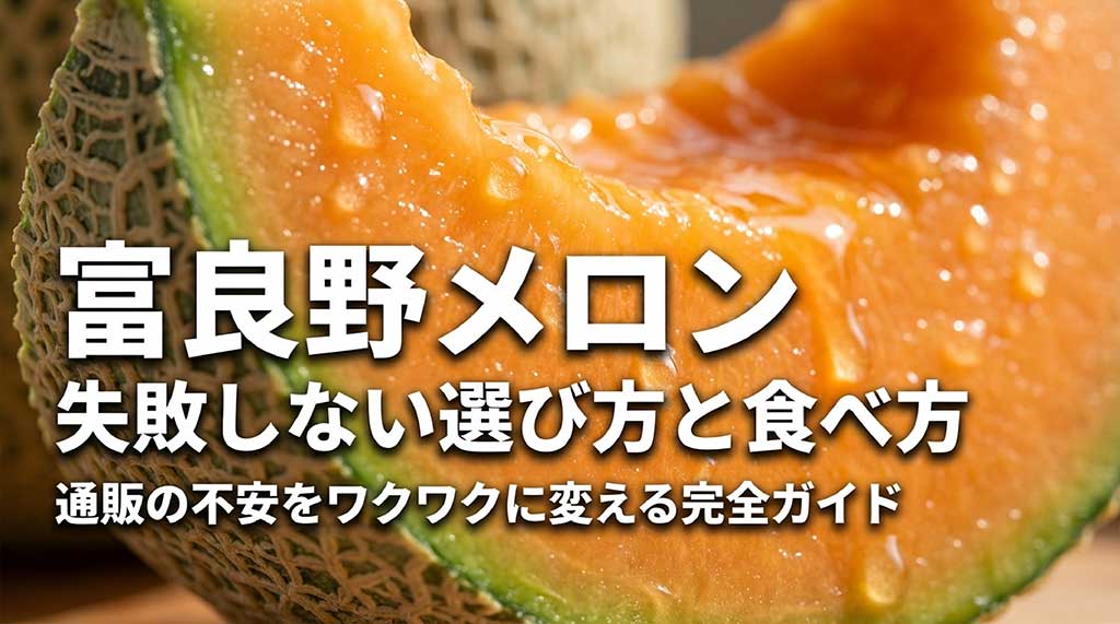 富良野メロンの失敗しない選び方と食べ方を解説する通販完全ガイドのタイトルスライド