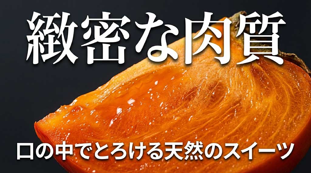 緻密な肉質と口の中でとろける食感を表現したイメージ画像
