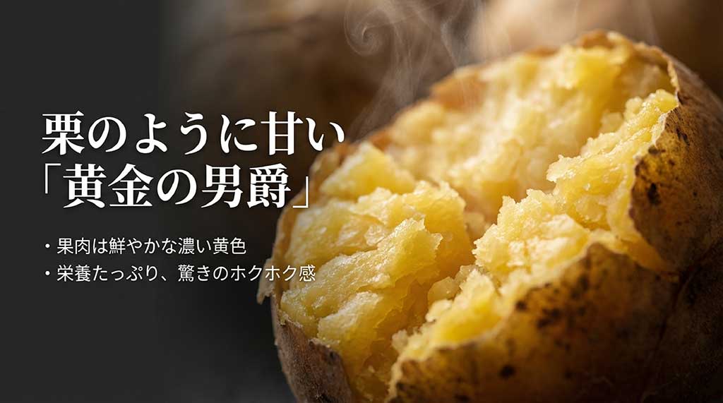 栗のように甘い「黄金の男爵」キタアカリ。鮮やかな黄色の果肉とホクホク感、栄養たっぷりの特徴を紹介
