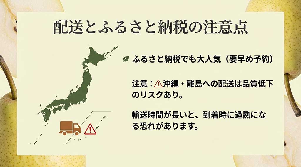 ふるさと納税で山形県産ラ・フランスを受け取る際のチェックリスト
