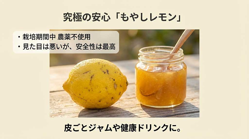 見た目よりも安全性を最優先した究極の安心レモン