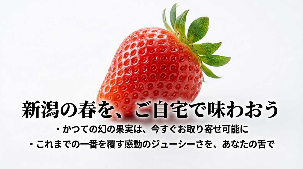 かつての幻の果実が今すぐお取り寄せ可能に。新潟の春を象徴するジューシーな越後姫のまとめ
