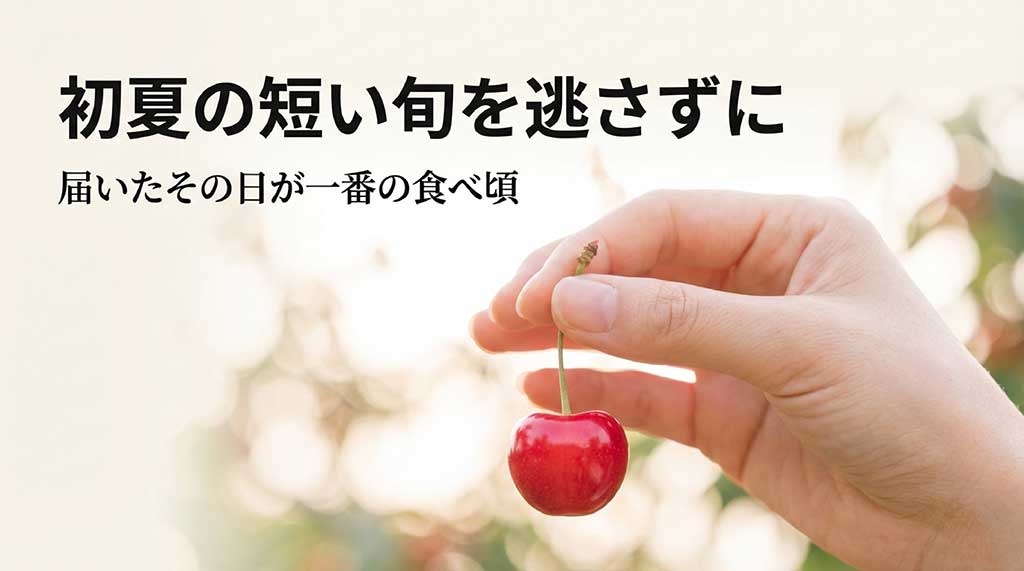 佐藤錦は届いたその日が一番の食べ頃であるというまとめ画像