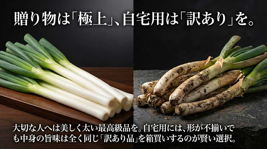 贈り物は極上品、自宅用には旨味が同じ「訳あり品」を選ぶ賢い買い方の提案