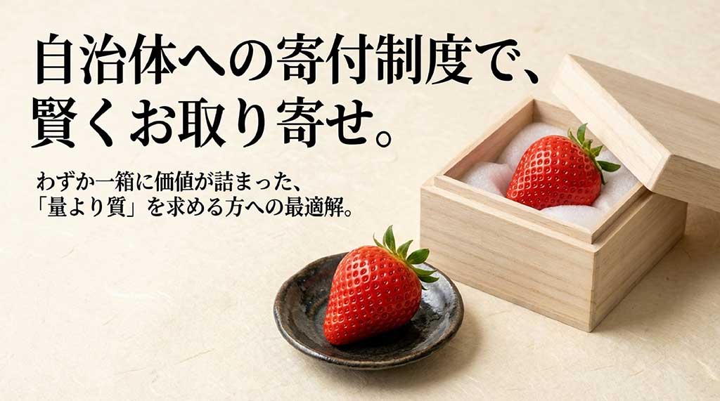 自治体への寄付制度で賢くお取り寄せ。量より質を求める方への最適解としての解説