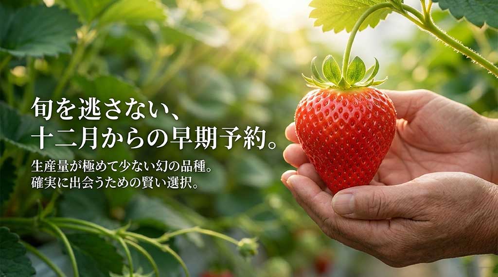 12月からの早期予約を推奨。生産量が極めて少ない幻の品種「おおきみ」を確実に入手する方法