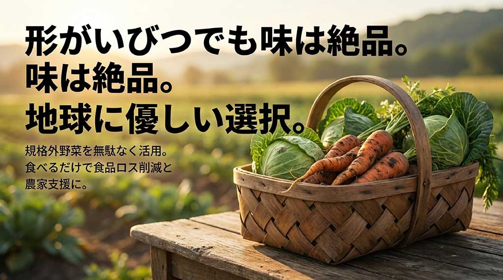 規格外野菜を乾燥野菜として活用することで食品ロス削減と農家支援につなげる取り組み