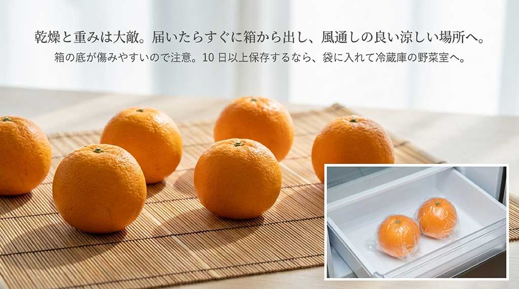 涼しい場所での保管や、冷蔵庫の野菜室を活用した乾燥防止テクニック