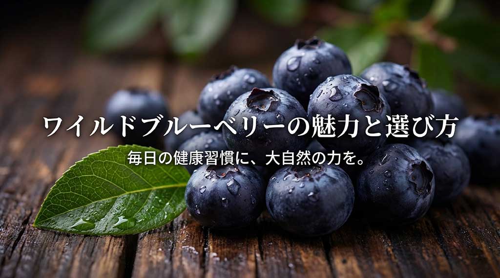 ワイルドブルーベリーの魅力と選び方を解説するガイドの表紙画像